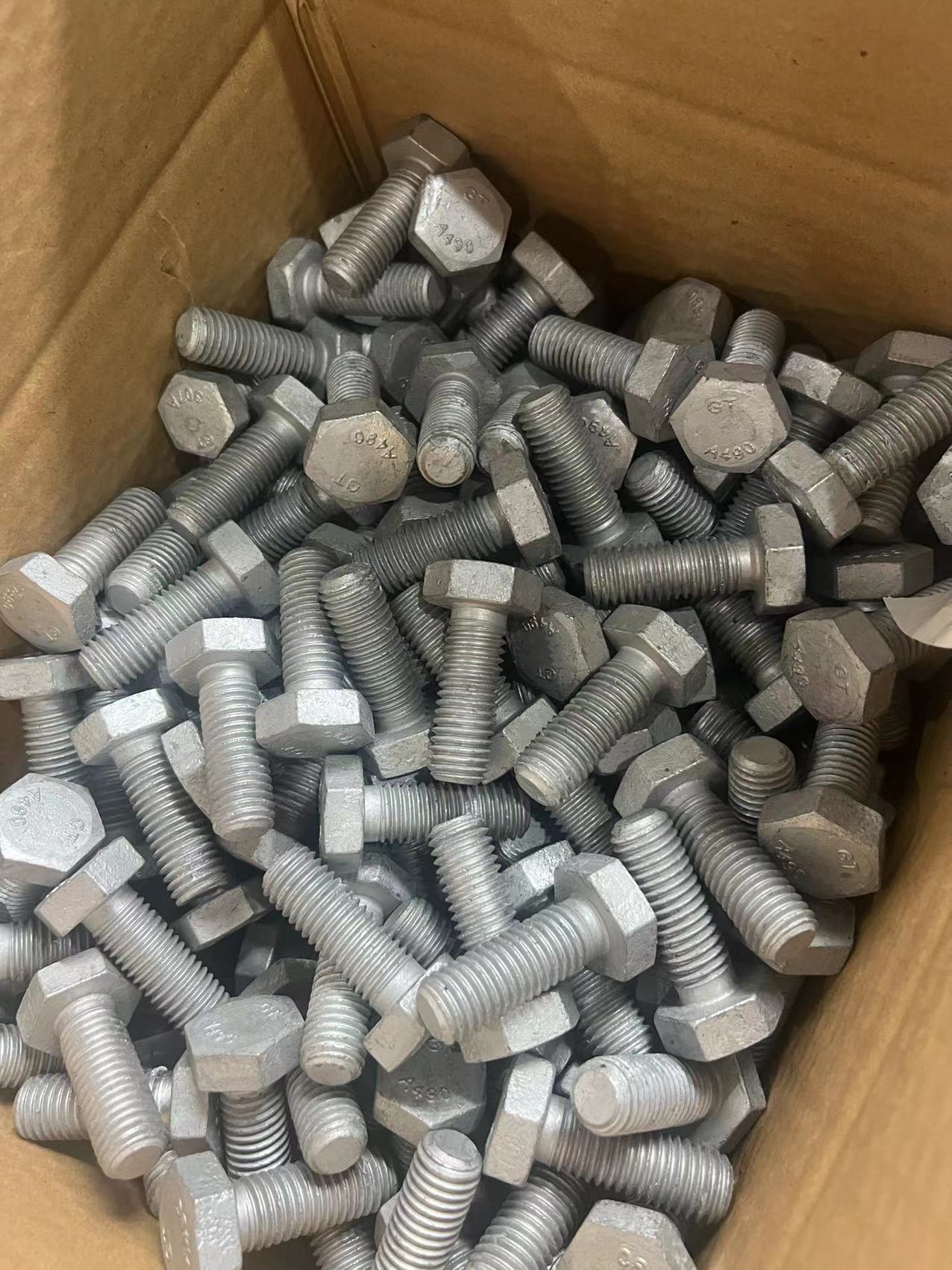 Standard F3125 A490 Hex Bolt With Nuts Light Hot Dip Gavalnized Supply